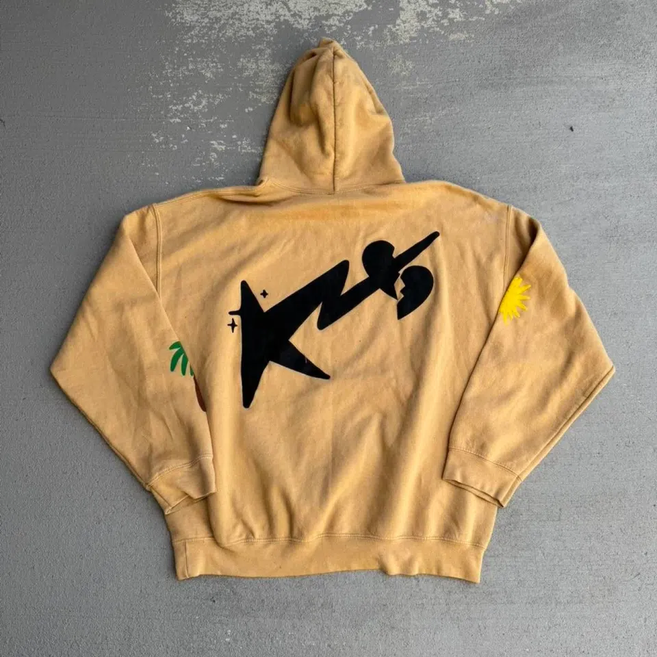 The Kid LAROI Laroi Family Hoodie (Tan Colorway) detail image 4