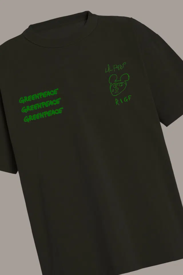 Lil Peep Heavy Brightside Tee (Black) detail image 3