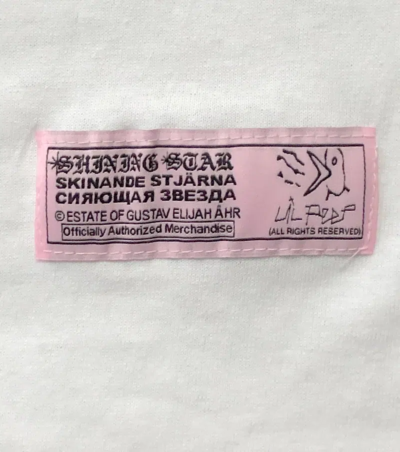 Lil Peep 11-1 White Long Sleeve detail image 4