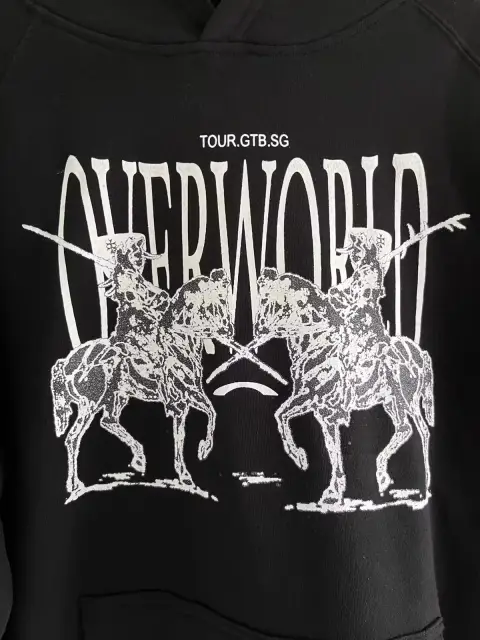 Drain Gang Overworld / World Tour Hoodie detail image 3