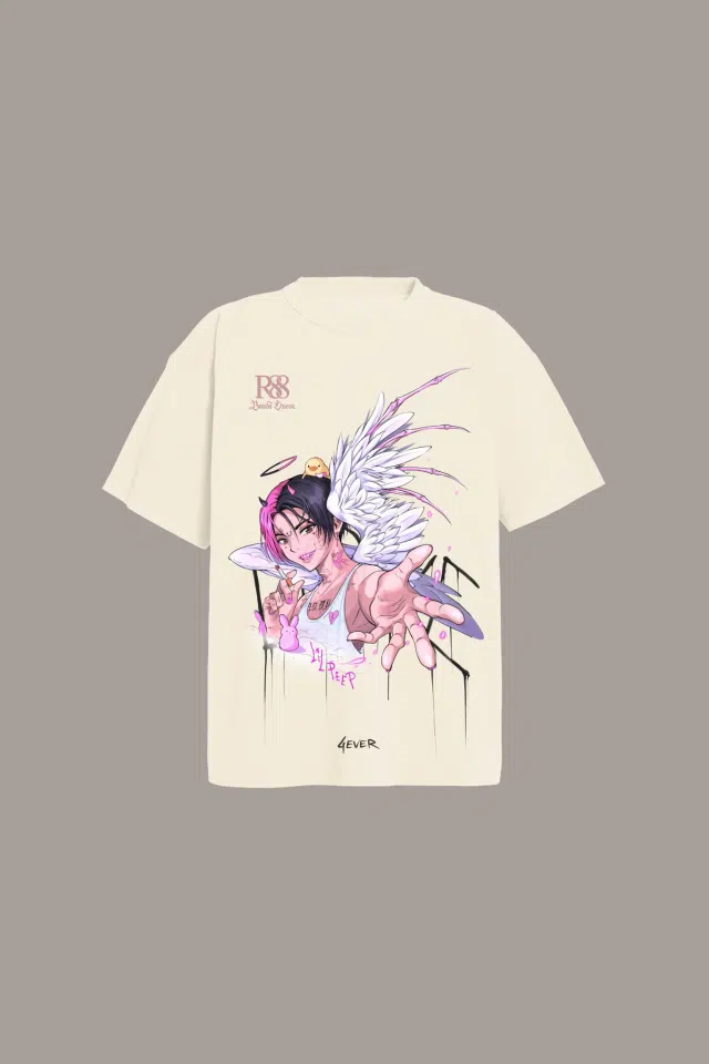 Lil Peep Messenger Tee (White) primary image