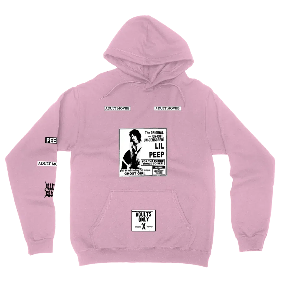 Adult Movies Hoodie (Pink)