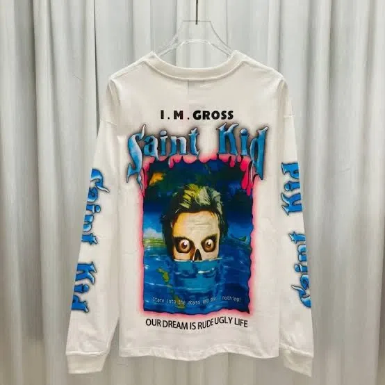 Saint Micheal X The Kid Laroi LS (White) detail image 2
