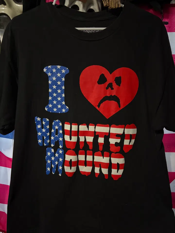 2nd I <3 Haunted Mound USA Flag Tee detail image 2