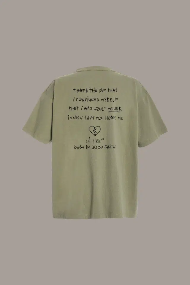 Lil Peep Heavy Brightside Tee (Forest) detail image 2
