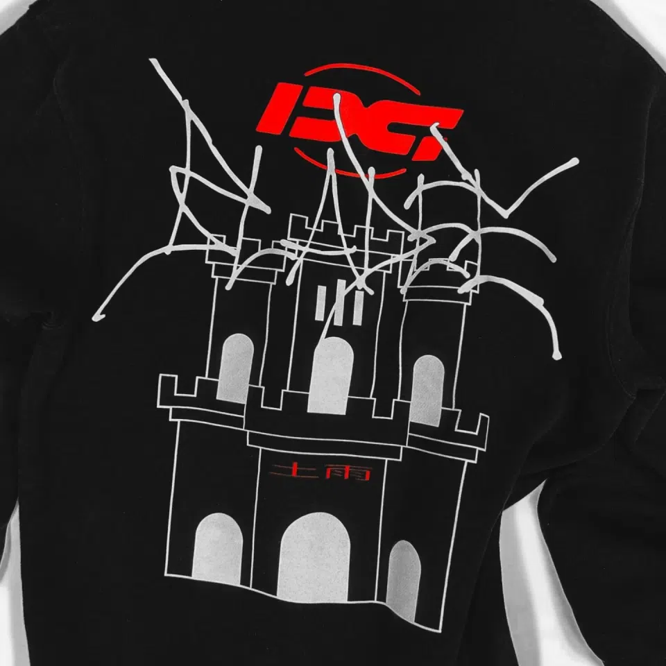 Bladee Red Light Hoodie detail image 4