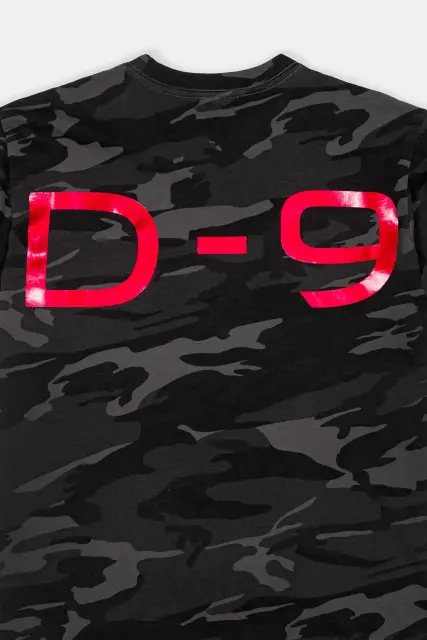 Drain Gang Face Shield NYC Tee (Black Camo) detail image 4