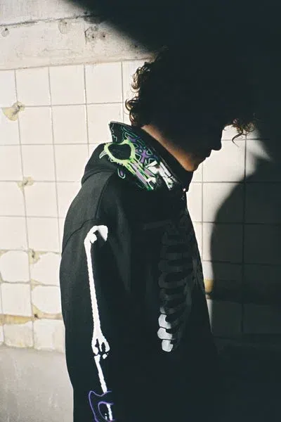 Sad Boys SBG Hoodie 003 (Black) detail image 3