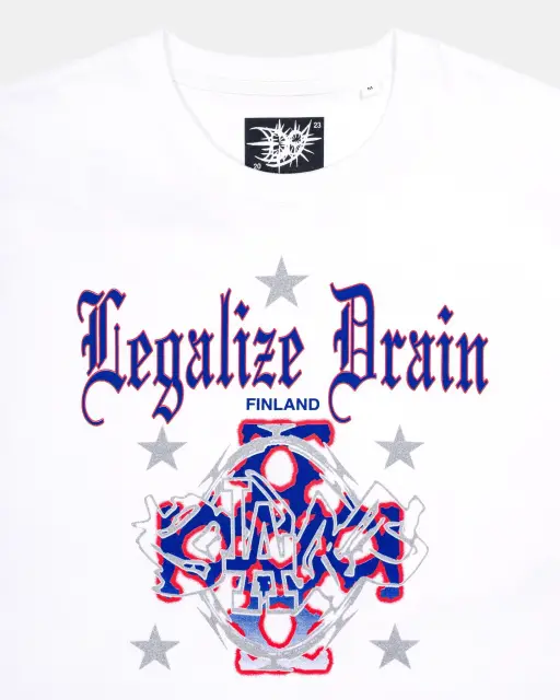 Drain Gang Legalize Drain Finland Tee detail image 3