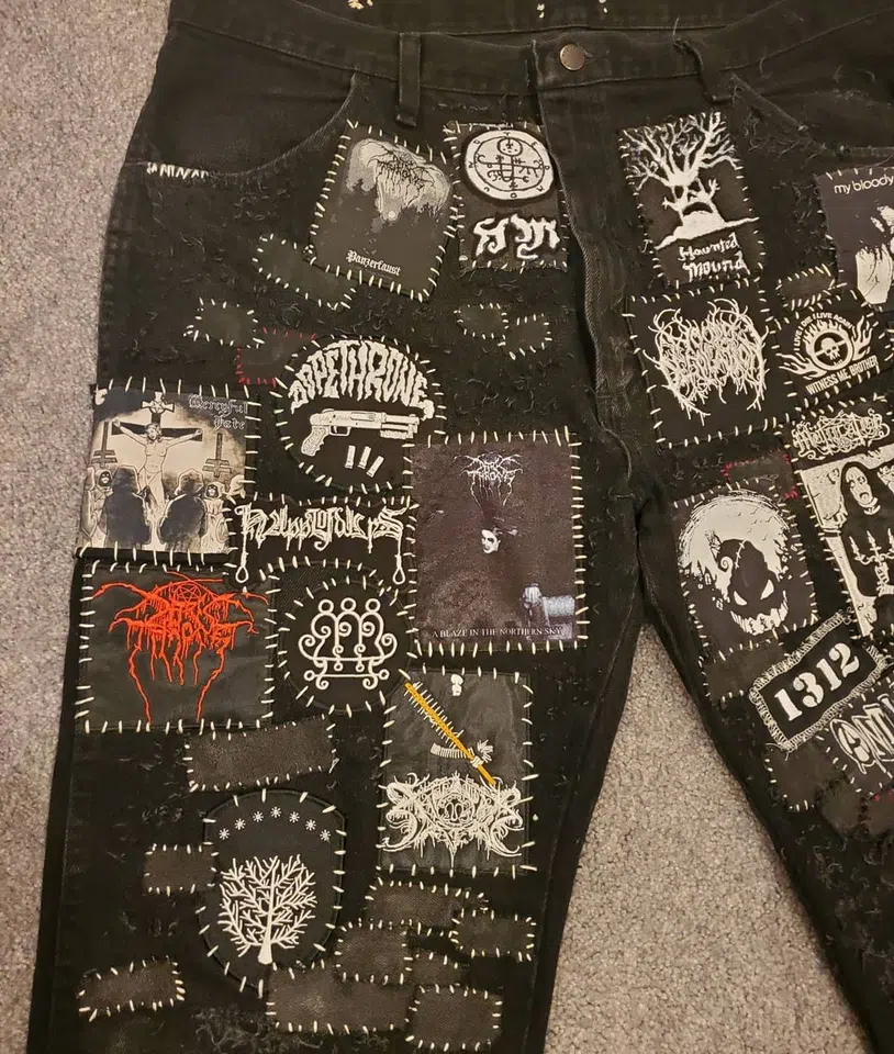JJ VALHALLA Sematary Patch Pants detail image 4