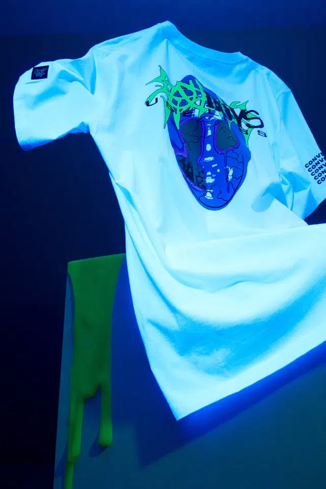 Sad Boys Converse Toxic T-Shirt (White) detail image 2