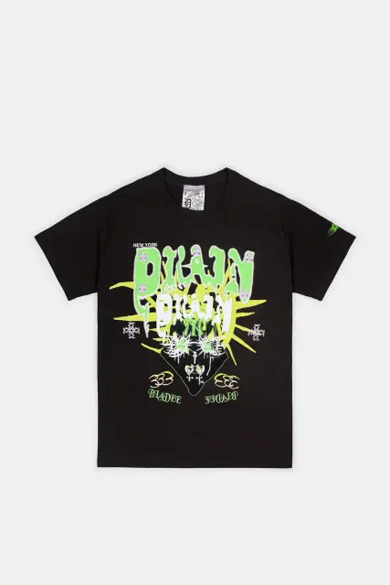 Drain Gang Face Shield NYC Tee (Black) primary image