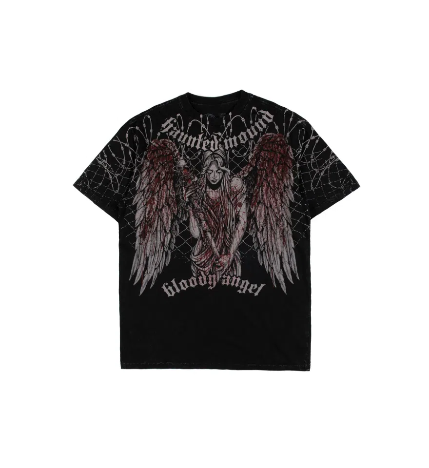 Haunted Mound Affliction Hm Bloody Angel Tee primary image