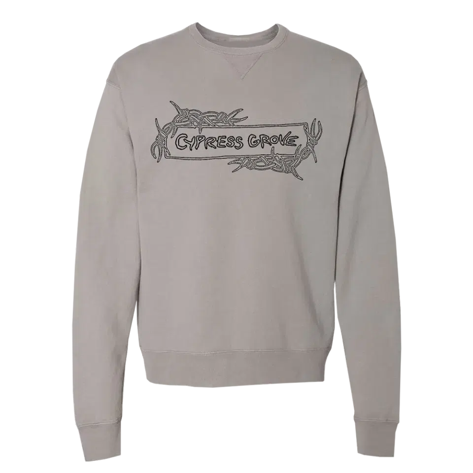 Smoke Grey Cypress Grove Crewneck