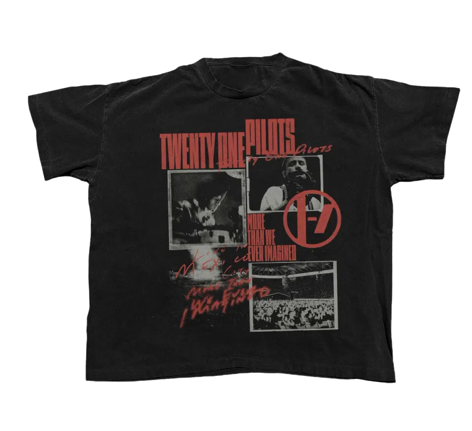 Twenty One Pilots “IMAGINED” SCRIPT PHOTO TEE