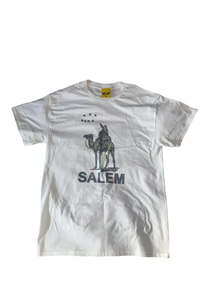 SALEM Rhinestone Silk road Tee (white) primary image
