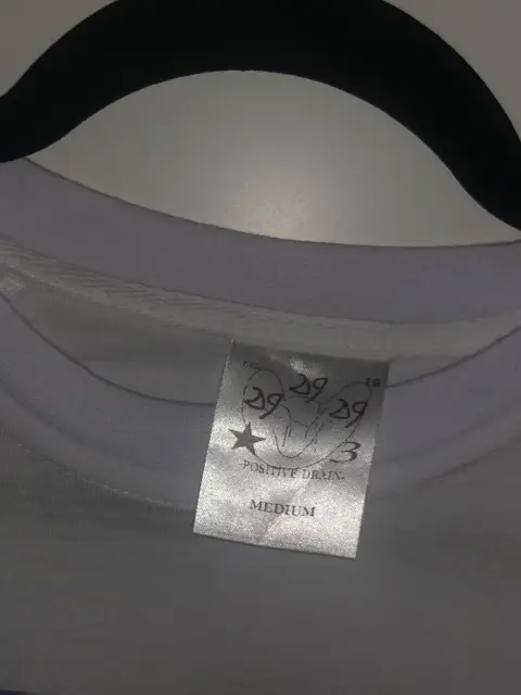 Drain Gang 09 Rabbit White Wide Sleeve Raglan detail image 3