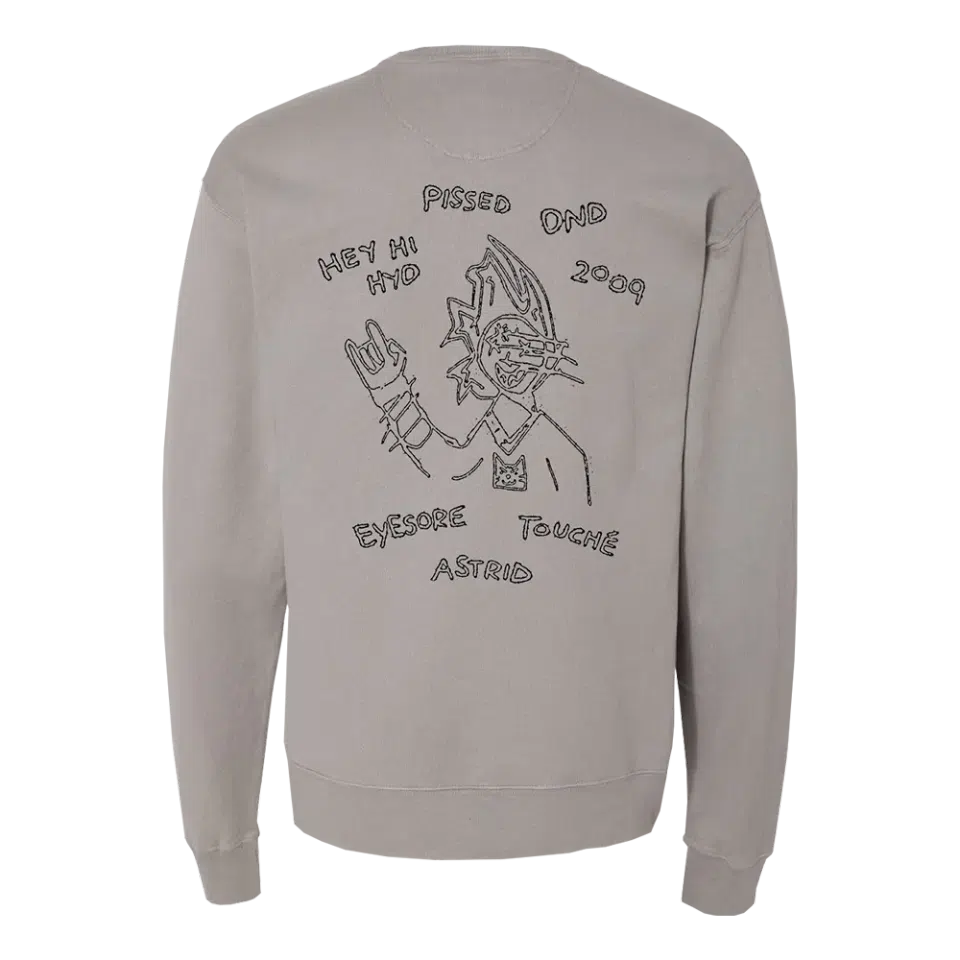 Glaive Smoke Grey Cypress Grove Crewneck detail image 2