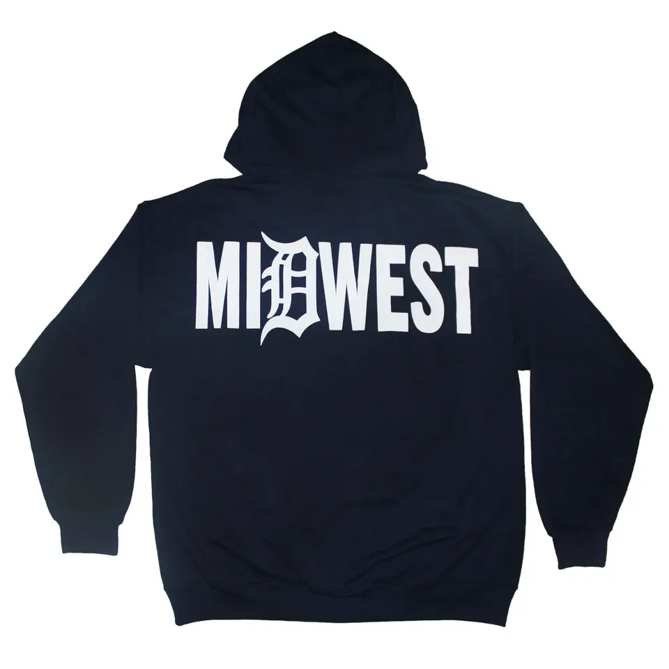 SALEM Midwest Hoodie (Navy / White) detail image 2
