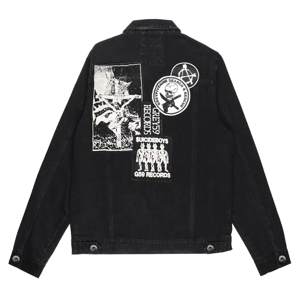 G59 Sidewalk Slammer [[REDACTED]] Denim Jacket