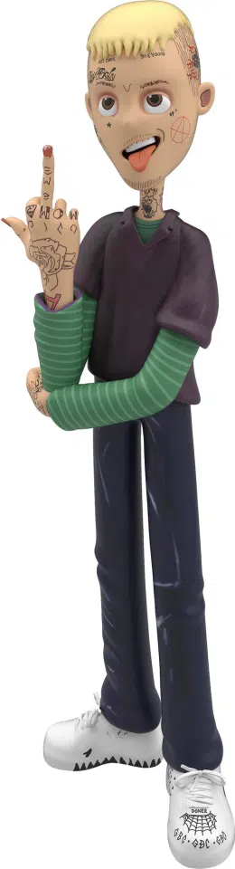 Lil Peep Friends and Family Figure detail image 3