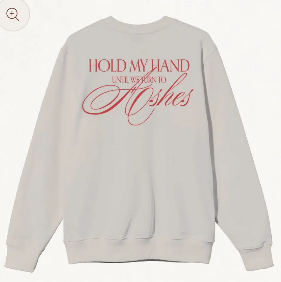 The Kid LAROI "ASHES" EMBROIDERED SWEATSHIRT detail image 2