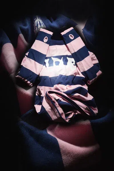 Sad Boys SBG LS 003 (Light Pink/Navy) detail image 2