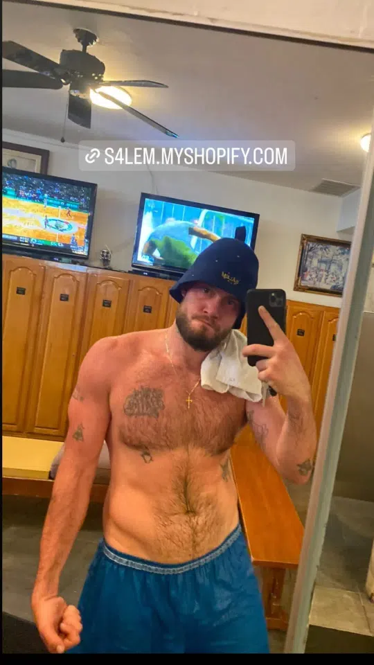 SALEM Sauna Hat (Stars / Blue) detail image 3