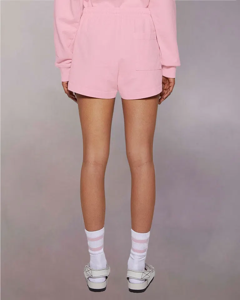 Lil Peep Gimme Time Unisex Shorts (Pink) detail image 2