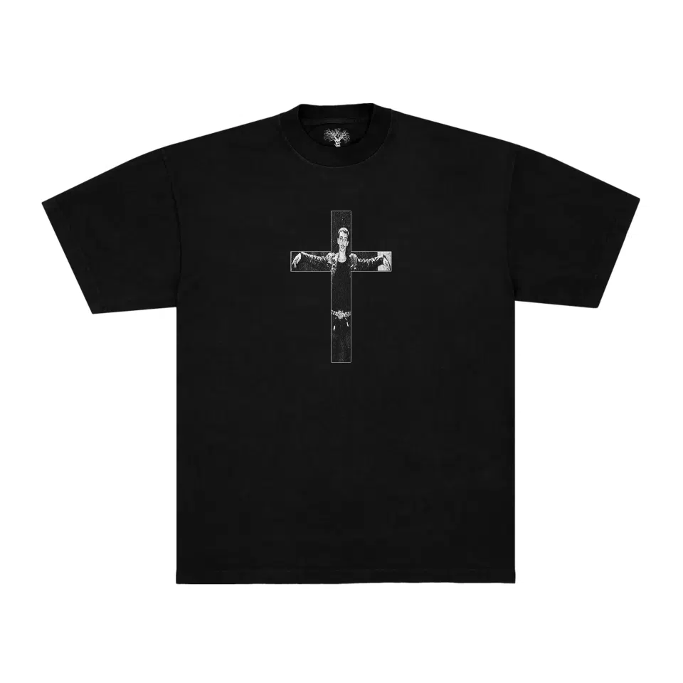 Turnabout Cross Tee (Black)