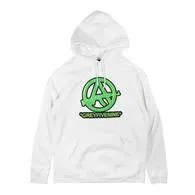 Anarchy Hooded Sweatshirt (White)