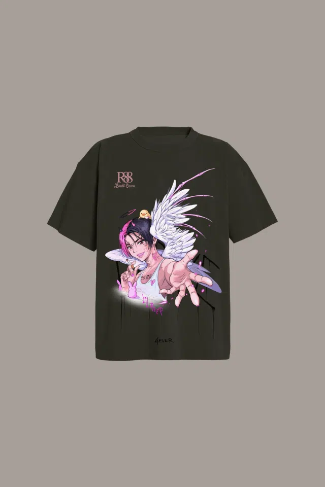 Lil Peep Messenger Tee (Black) primary image