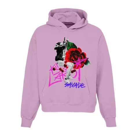 FADE AWAY HOODIE PINK