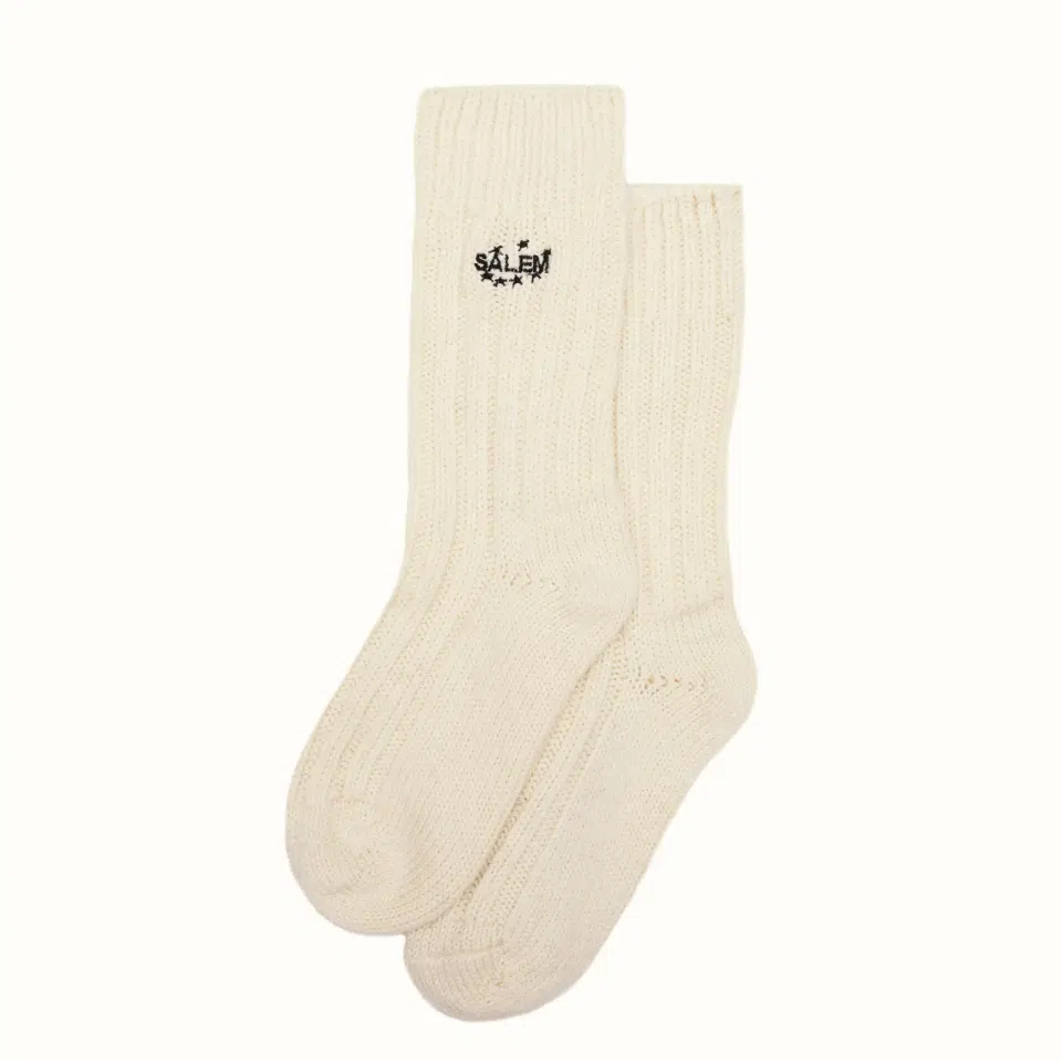 Wool Socks (White)