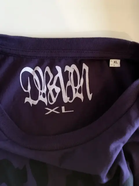 Drain Gang Drain Alien Tee (Purple / Black) detail image 5