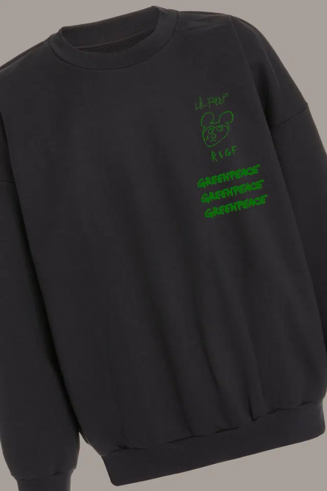 Lil Peep Heavy R.O.O.T Crew (Black) detail image 3