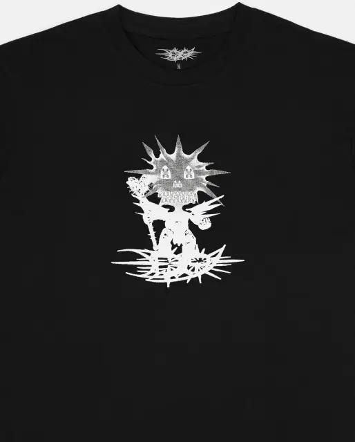 Drain Gang Chaos / World Tour Tee (Black) (US) detail image 3