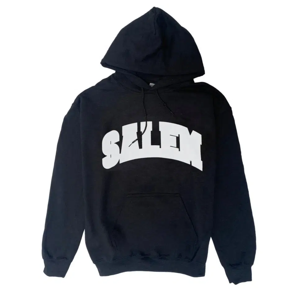 Collegiate Hoodie (Black / White)