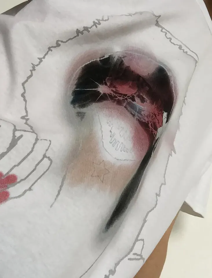Drain Gang Yung Sherman Innocence V1 Tee detail image 3