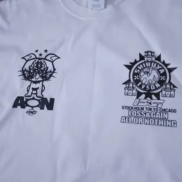 Drain Gang Aon Shibuya Tyson collabo Tee (White) detail image 2