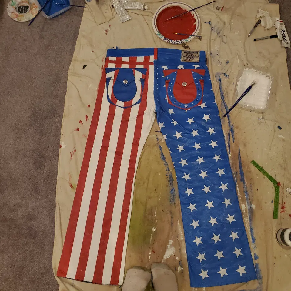 JJ VALHALLA America Pants detail image 3