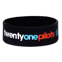 Black Logo Wristband