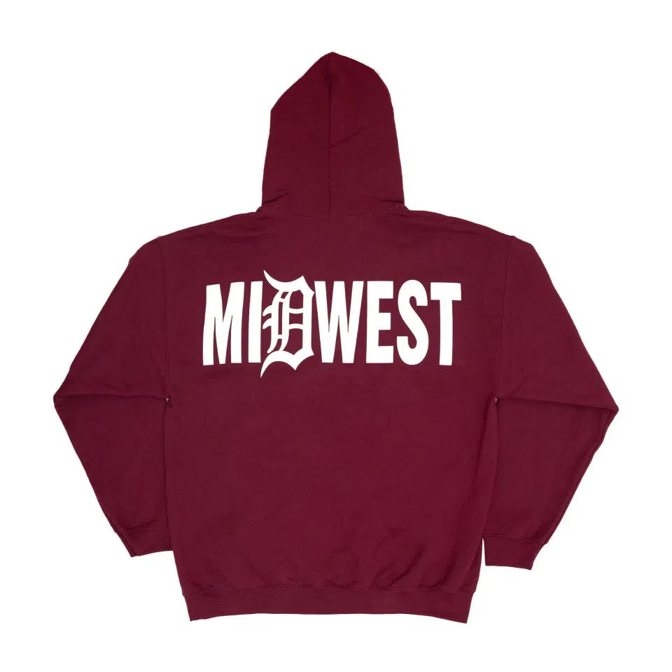 SALEM Midwest Hoodie (Maroon) detail image 2