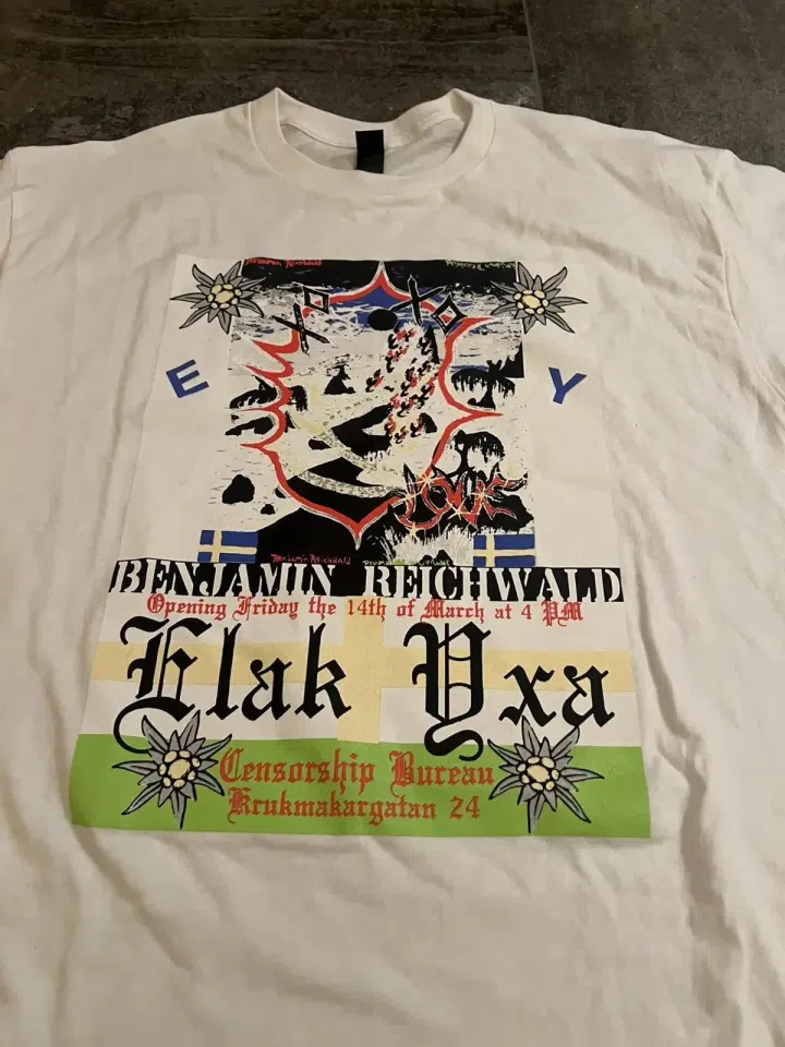 Bladee Elak Yxa Tee (White) detail image 3