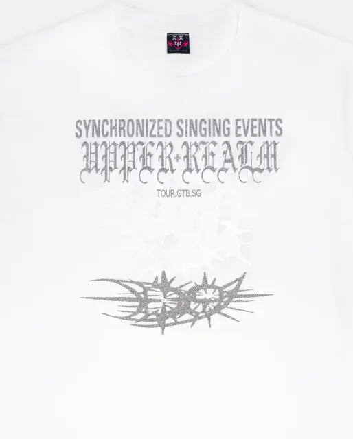 Drain Gang Upper Realm Tee (White) detail image 3