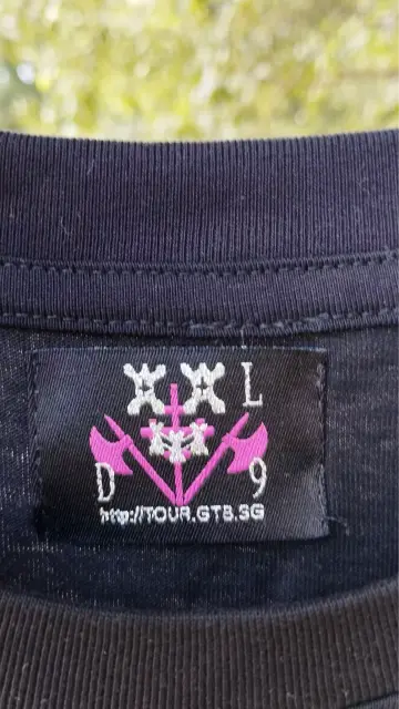 Drain Gang Chaos Tee (Black) (EU) detail image 5