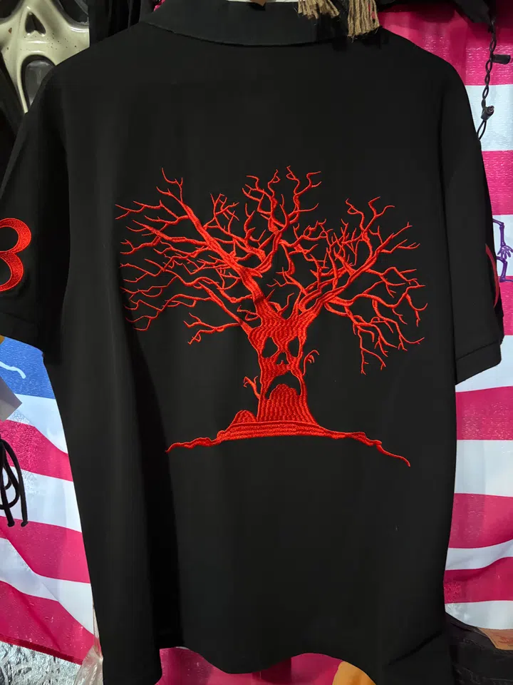 Haunted Mound Polo (Black) detail image 4