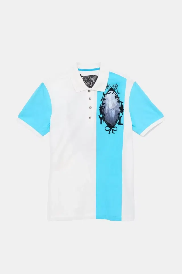 Leanland Polo (White/Blue)