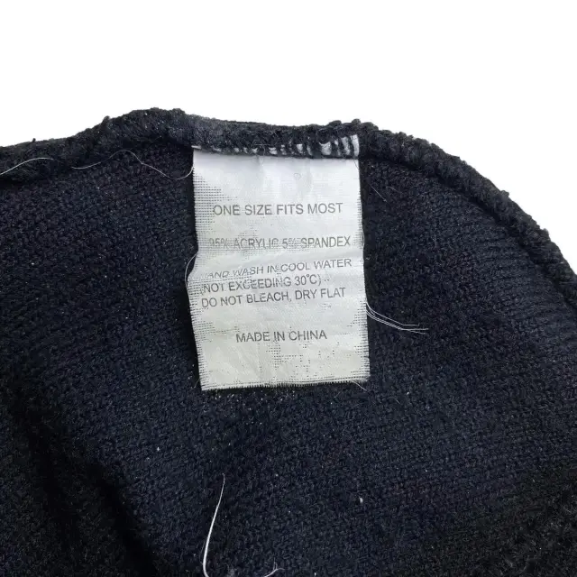 Drain Gang Trash Island Beanie (Black) detail image 5