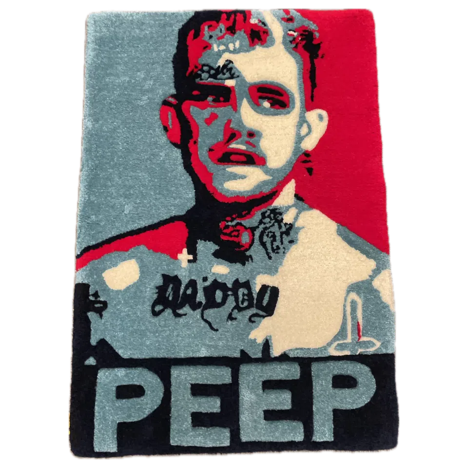 Lil Peep PEEP Portrait Rug (Limited Edition)